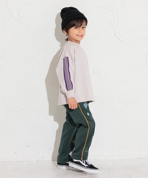 Ocean&Ground（オーシャン&グラウンド）の「プリントジャージトラックパンツ（その他パンツ・キッズ・ベージュ/ネイビー/オリーブ・90/100/110/120/80/130/95/140）」の9枚目の写真