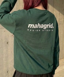 『mahagrid/マハグリッド』ORIGIN LOGO CREWNECK/オリジンロゴ クルーネック スウェットシャツ