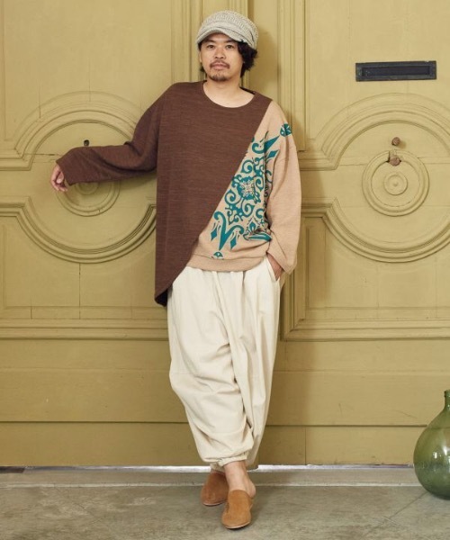 チャイハネ（チャイハネ）の「【チャイハネ】ゼタステMEN'Sトップス（その他トップス・メンズ・ブラウン/レッド/カーキ・FREE）」の8枚目の写真