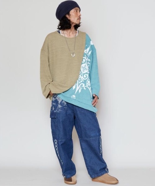 チャイハネ（チャイハネ）の「【チャイハネ】ゼタステMEN'Sトップス（その他トップス・メンズ・ブラウン/レッド/カーキ・FREE）」の7枚目の写真