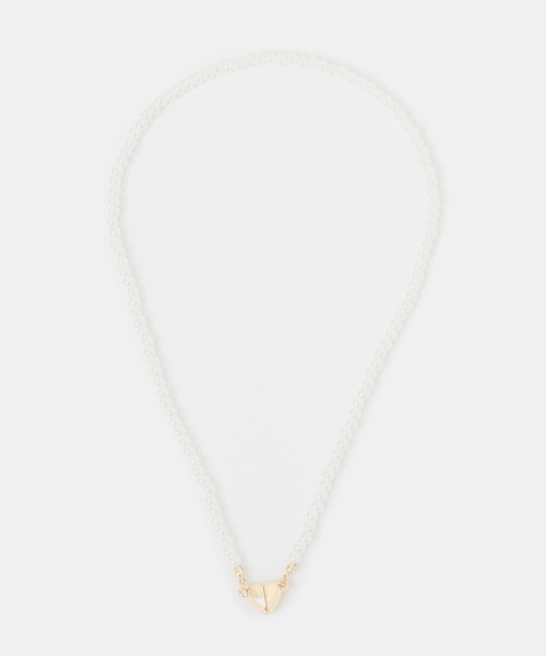 FOREVER 21(フォーエバー トゥエンティーワン)の「パールネックレス(ネックレス・レディース・シルバー/ゴールド・FREE)」の1枚目の写真