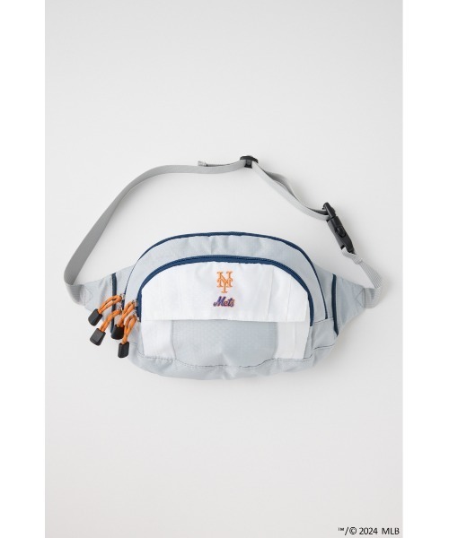 MOUSSY(マウジー)の「MLB WAIST ポーチ(ポーチ・レディース・ライトグレー/ネイビー・FREE)」の2枚目の写真