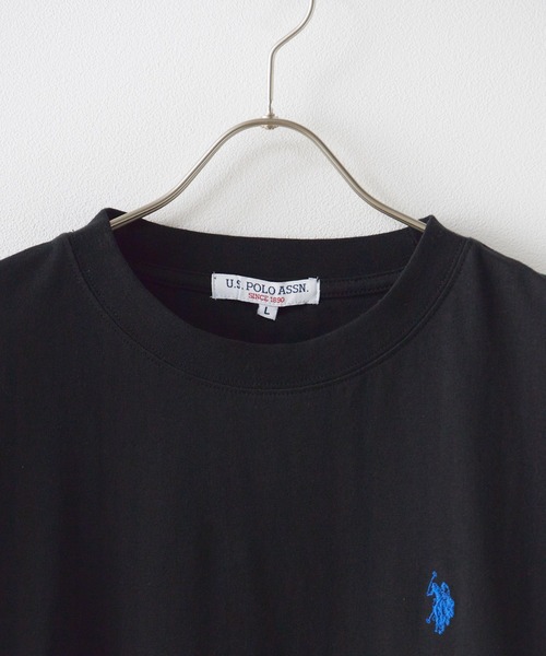 U.S. POLO ASSN.(ユーエスポロアッスン)の「U.S. POLO ASSN./ユーエスポロアッスン クルーネックロンT(Tシャツ/カットソー・メンズ・オートミール/ネイビー/ダークグリーン/アイボリー/ブラック・M/L/LL)」の9枚目の写真