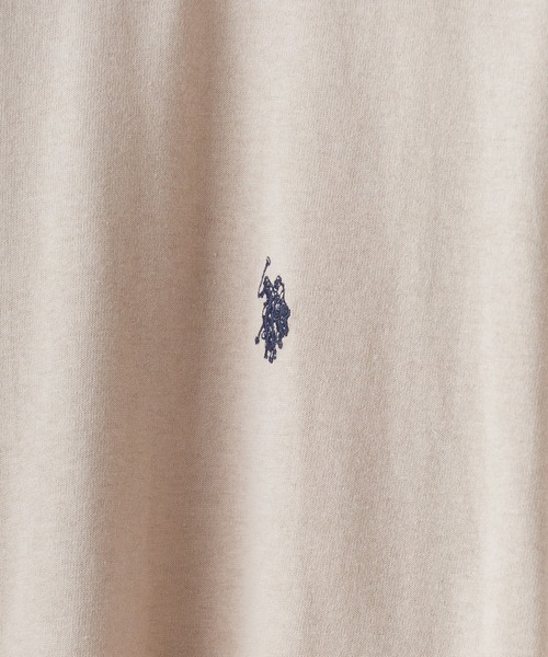 U.S. POLO ASSN.(ユーエスポロアッスン)の「U.S. POLO ASSN./ユーエスポロアッスン クルーネックロンT(Tシャツ/カットソー・メンズ・オートミール/ネイビー/ダークグリーン/アイボリー/ブラック・M/L/LL)」の12枚目の写真