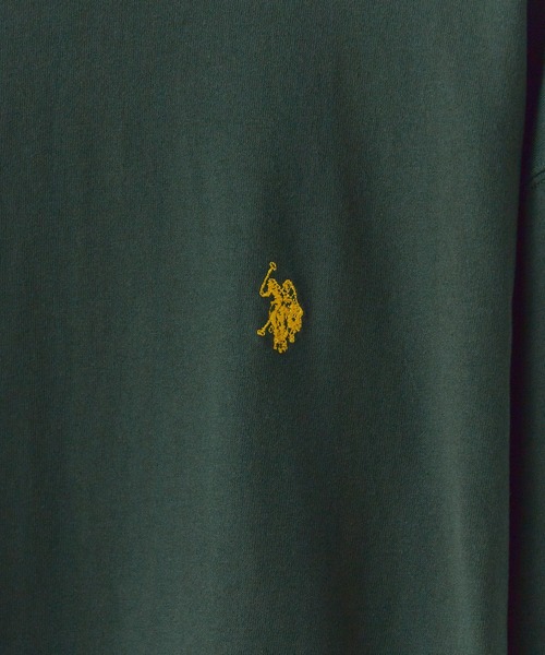 U.S. POLO ASSN.(ユーエスポロアッスン)の「U.S. POLO ASSN./ユーエスポロアッスン クルーネックロンT(Tシャツ/カットソー・メンズ・オートミール/ネイビー/ダークグリーン/アイボリー/ブラック・M/L/LL)」の13枚目の写真