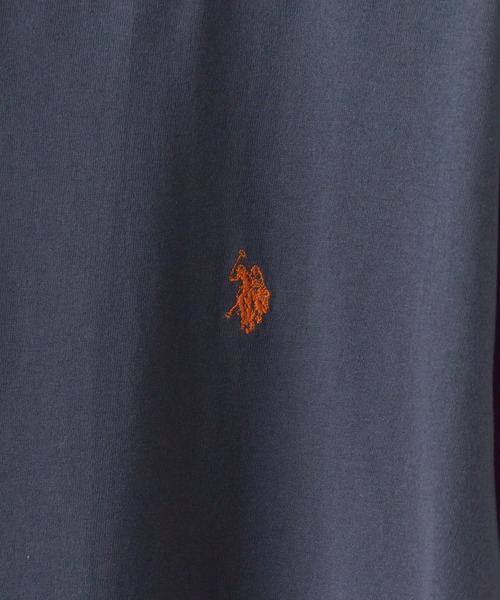 U.S. POLO ASSN.(ユーエスポロアッスン)の「U.S. POLO ASSN./ユーエスポロアッスン クルーネックロンT(Tシャツ/カットソー・メンズ・オートミール/ネイビー/ダークグリーン/アイボリー/ブラック・M/L/LL)」の14枚目の写真