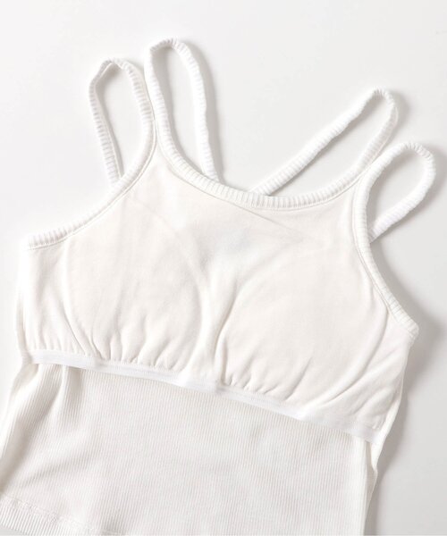 algy(アルジー)の「タンタケリブキャミ(キャミソール・キッズ・オフホワイト/ブラック・XX-SMALL/X-SMALL/MEDIUM/SMALL)」の8枚目の写真