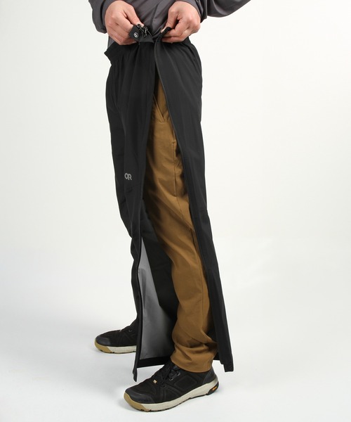 OUTDOOR RESEARCH(アウトドアリサーチ)の「OUTDOOR RESEARCH/アウトドアリサーチ Stratoburst Stretch Rain Pants(その他パンツ・メンズ・ブラック・LARGE/MEDIUM)」の11枚目の写真