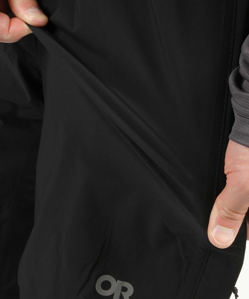 OUTDOOR RESEARCH(アウトドアリサーチ)の「OUTDOOR RESEARCH/アウトドアリサーチ Stratoburst Stretch Rain Pants(その他パンツ・メンズ・ブラック・LARGE/MEDIUM)」の16枚目の写真