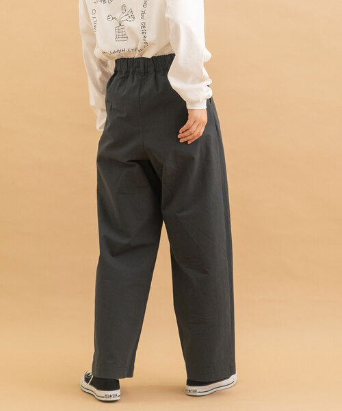 POU DOU DOU(プードゥドゥ)の「2タックフルレングスパンツ(その他パンツ・レディース・ブラック/モカ/グレー・M)」の5枚目の写真
