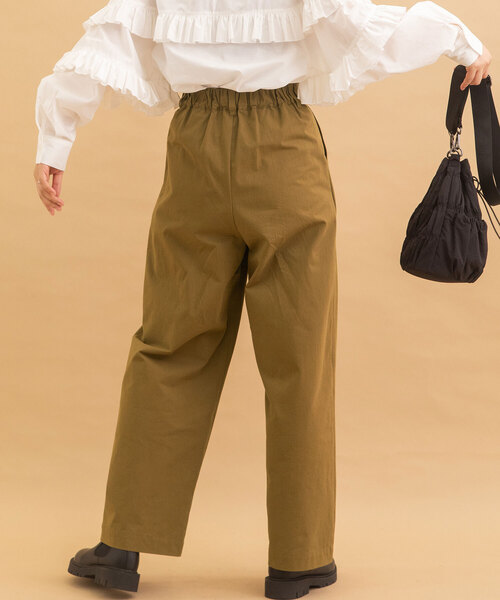 POU DOU DOU(プードゥドゥ)の「2タックフルレングスパンツ(その他パンツ・レディース・ブラック/モカ/グレー・M)」の12枚目の写真