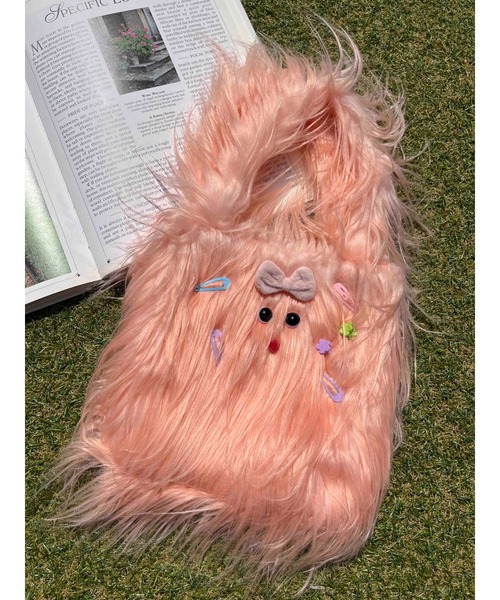 WC（ダブル シー）の「カスタムファーミニバッグ（ハンドバッグ・レディース・グリーン/ホワイト/ピンク・FREE）」の3枚目の写真