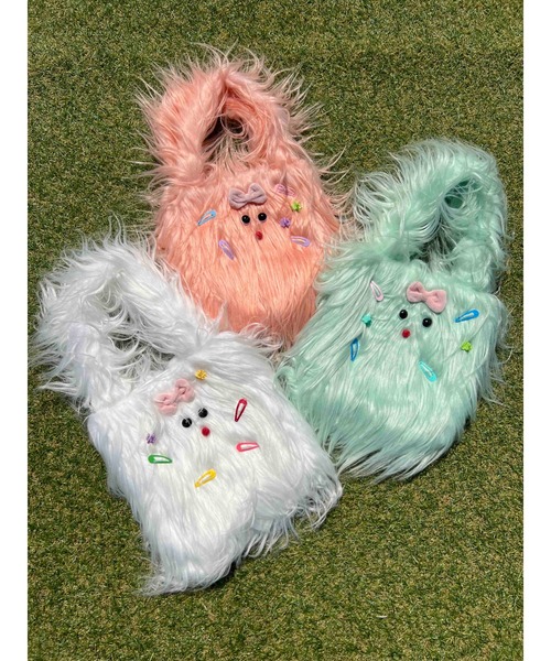 WC（ダブル シー）の「カスタムファーミニバッグ（ハンドバッグ・レディース・グリーン/ホワイト/ピンク・FREE）」の17枚目の写真