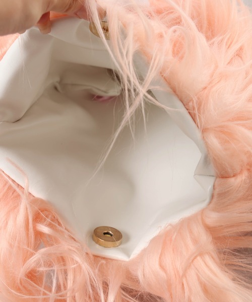 WC（ダブル シー）の「カスタムファーミニバッグ（ハンドバッグ・レディース・グリーン/ホワイト/ピンク・FREE）」の5枚目の写真