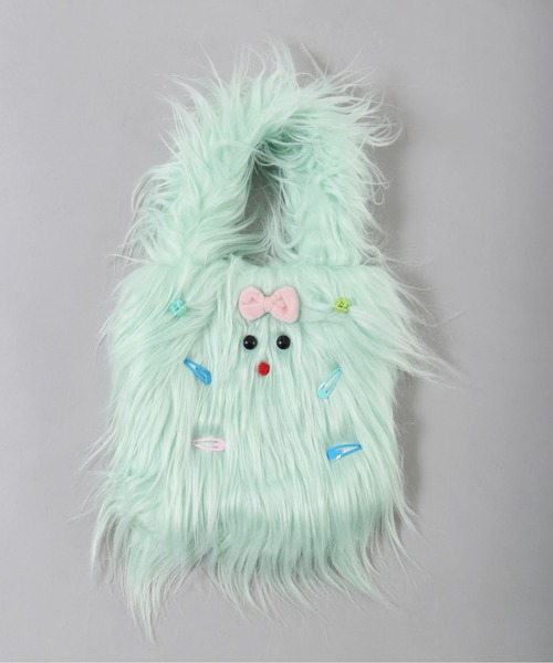 WC（ダブル シー）の「カスタムファーミニバッグ（ハンドバッグ・レディース・グリーン/ホワイト/ピンク・FREE）」の11枚目の写真