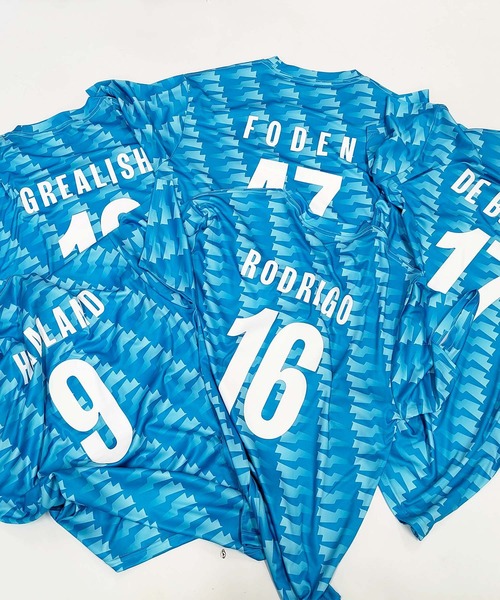 Auntie Rosa（アンティローザ）の「マンチェスターシティ　プレイヤーズドライTシャツBLU（Tシャツ/カットソー・メンズ・B/A/C・MEDIUM/LARGE/X-LARGE）」の8枚目の写真