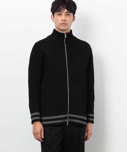 COMME　CA COMMUNE（コムサコミューン）の「ウォッシャブル ドライバーズニット（ニット/セーター・メンズ・グリーン/ネイビー/ブラック・MEDIUM/LARGE）」の2枚目の写真