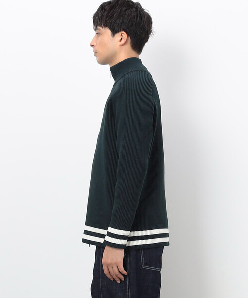COMME　CA COMMUNE（コムサコミューン）の「ウォッシャブル ドライバーズニット（ニット/セーター・メンズ・グリーン/ネイビー/ブラック・MEDIUM/LARGE）」の12枚目の写真