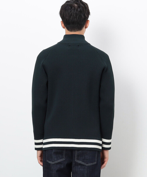 COMME　CA COMMUNE（コムサコミューン）の「ウォッシャブル ドライバーズニット（ニット/セーター・メンズ・グリーン/ネイビー/ブラック・MEDIUM/LARGE）」の13枚目の写真