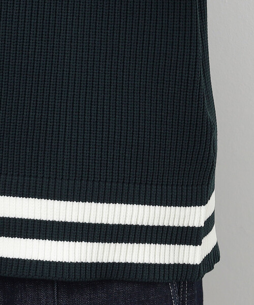COMME　CA COMMUNE（コムサコミューン）の「ウォッシャブル ドライバーズニット（ニット/セーター・メンズ・グリーン/ネイビー/ブラック・MEDIUM/LARGE）」の17枚目の写真