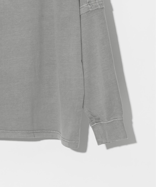 anobody（アノバディ）の「【*anobody* / アノバディー】Fake Layered LS Tee　/ フェイクレイヤードロングスリーブTシャツ（Tシャツ/カットソー・メンズ・ブラック/アッシュブラウン/ライトグレー・1/3）」の5枚目の写真