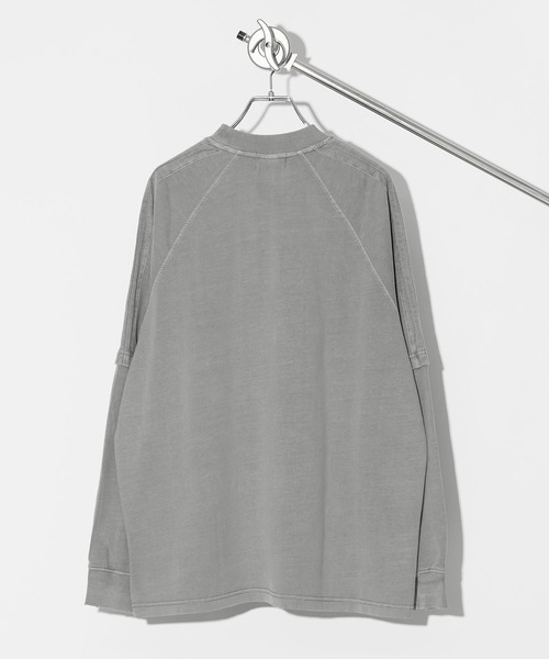anobody（アノバディ）の「【*anobody* / アノバディー】Fake Layered LS Tee　/ フェイクレイヤードロングスリーブTシャツ（Tシャツ/カットソー・メンズ・ブラック/アッシュブラウン/ライトグレー・1/3）」の8枚目の写真
