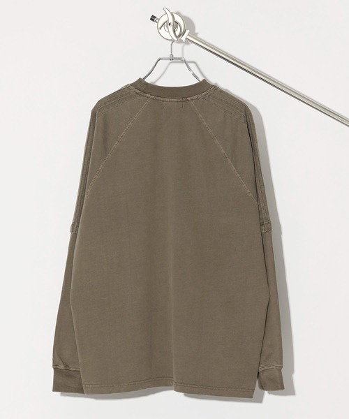 anobody（アノバディ）の「【*anobody* / アノバディー】Fake Layered LS Tee　/ フェイクレイヤードロングスリーブTシャツ（Tシャツ/カットソー・メンズ・ブラック/アッシュブラウン/ライトグレー・1/3）」の9枚目の写真