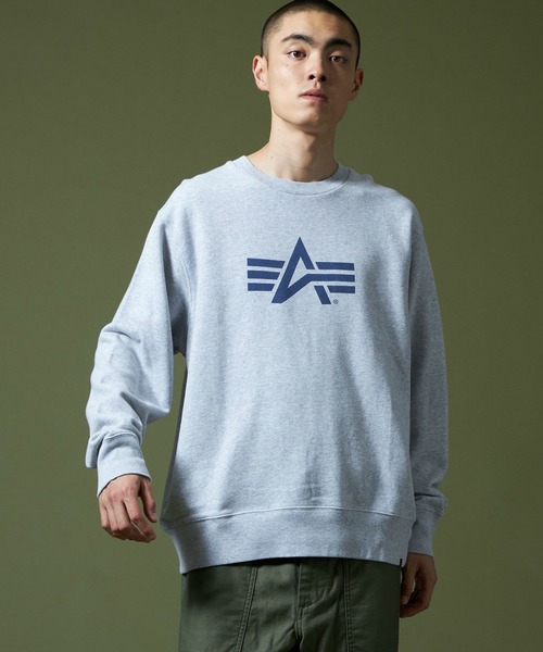 【セール】A-MARKクルーネックスウェット（スウェット）｜ALPHA（アルファ）