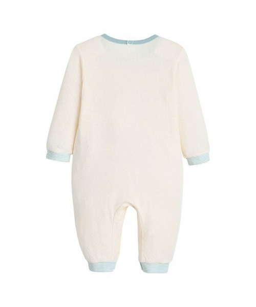 moimoln(モイモルン)の「【2点セット】ベアカバーオール&帽子(ロンパース・キッズ・アイボリー・80cm/70cm)」の3枚目の写真