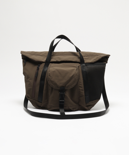 B.C STOCK（ベーセーストック）の「【fellowww / フェロー】別注 nylon minishoulder（ショルダーバッグ・メンズ・ブラウン/ブラック・FREE）」の11枚目の写真