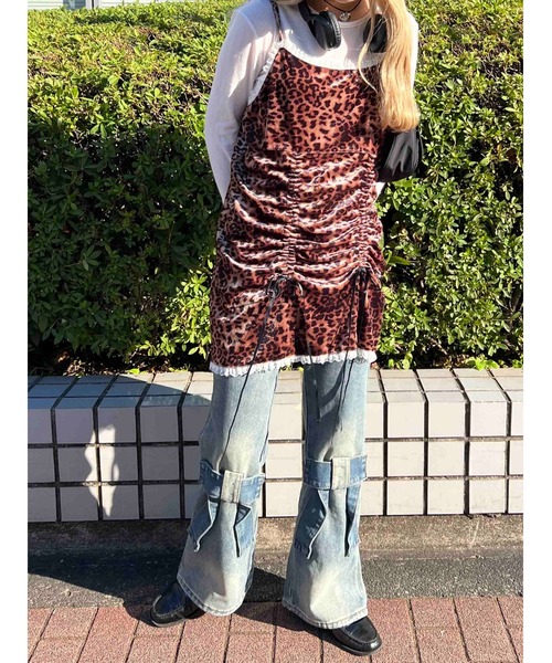 WC(ダブル シー)の「リボンモチーフデニムパンツ(デニムパンツ・レディース・ブルー・FREE)」の6枚目の写真