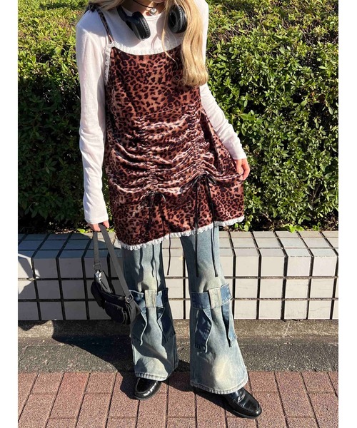 WC(ダブル シー)の「リボンモチーフデニムパンツ(デニムパンツ・レディース・ブルー・FREE)」の7枚目の写真