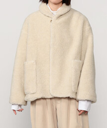 ORCIVAL | ボア ショールカラージャケット WOMEN