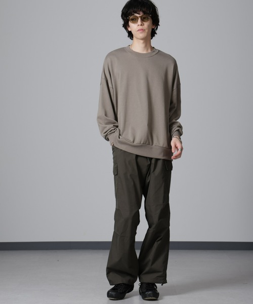 NANO universe（ナノユニバース）の「WEB限定/ビッグシルエットクルー