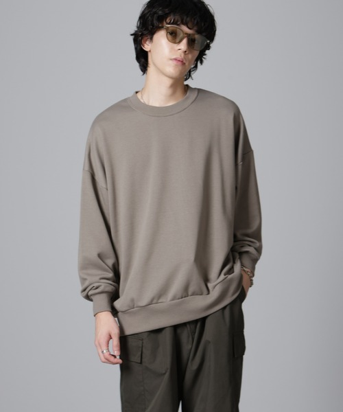 セール】WEB限定/ビッグシルエットクルーネックスウェット（スウェット