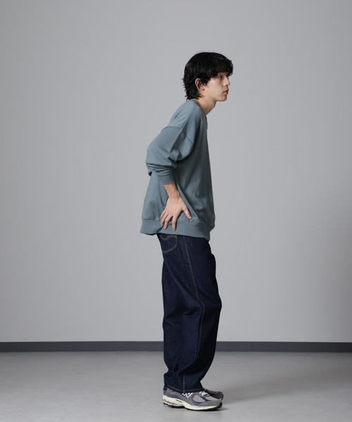 セール】WEB限定/ビッグシルエットクルーネックスウェット（スウェット