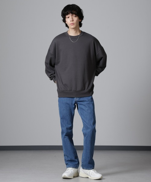 セール】WEB限定/ビッグシルエットクルーネックスウェット（スウェット