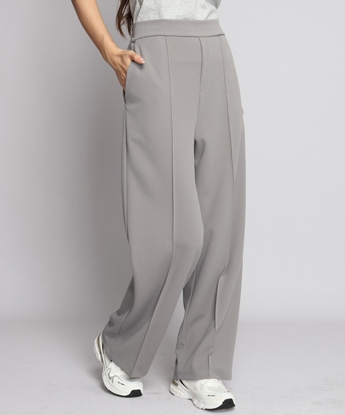 セール】【選べる丈・タイプ】ストレッチセンタープレスパンツ（その他