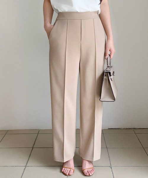 SISSEL EDELBO  パンツ Jewelobe スラックス パンツ ハイウエストベルト付きテーパード