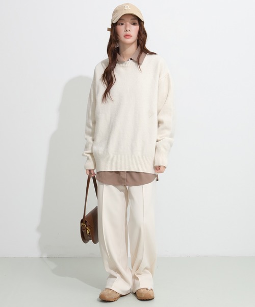 セール】【選べる丈・タイプ】ストレッチセンタープレスパンツ（その他