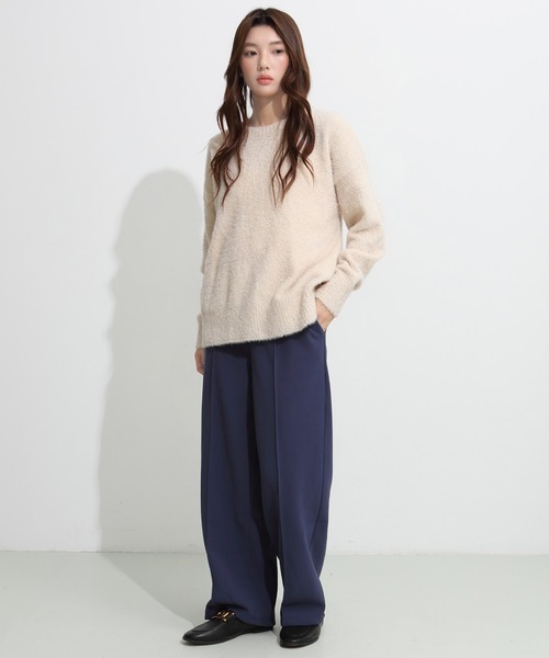 セール】【選べる丈・タイプ】ストレッチセンタープレスパンツ（その他