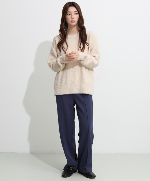 セール】【選べる丈・タイプ】ストレッチセンタープレスパンツ（その他