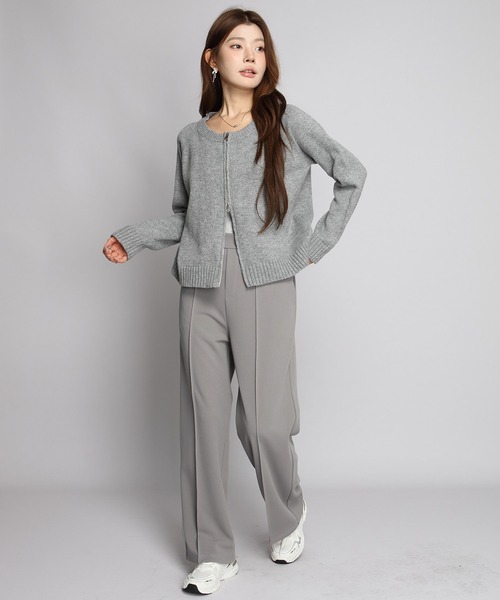 by LEGNA（バイレグナ）の「【選べる丈・タイプ】ストレッチセンタープレスパンツ（その他パンツ・レディース・ブラウン/バーガンディー/ダークブルー/ブラック/アイボリー/ブラウン系その他/グレイッシュベージュ/ネイビー系/アイボリー系/ベージュ系/ブラック系/ライトグレー系・M-Short/L-Short/M-Regular/L-Regular/M-Long/L-Long/S-Regular/S-Short/S-Long）」の21枚目の写真