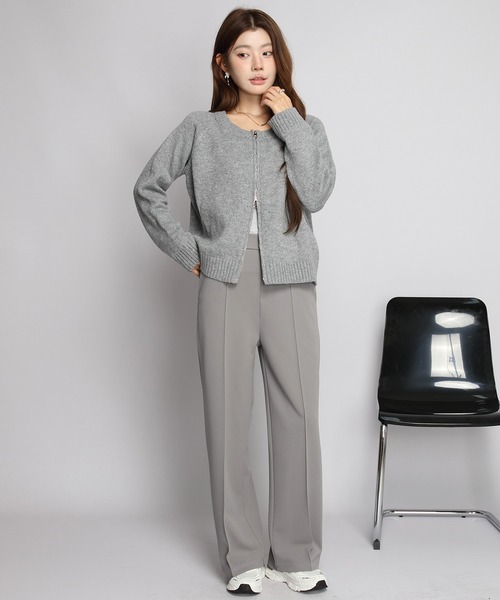 by LEGNA（バイレグナ）の「【選べる丈・タイプ】ストレッチセンタープレスパンツ（その他パンツ・レディース・ブラウン/バーガンディー/ダークブルー/ブラック/アイボリー/ブラウン系その他/グレイッシュベージュ/ネイビー系/アイボリー系/ベージュ系/ブラック系/ライトグレー系・M-Short/L-Short/M-Regular/L-Regular/M-Long/L-Long/S-Regular/S-Short/S-Long）」の20枚目の写真