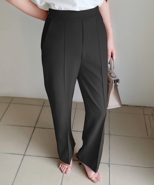 セール】【選べる丈・タイプ】ストレッチセンタープレスパンツ（その他