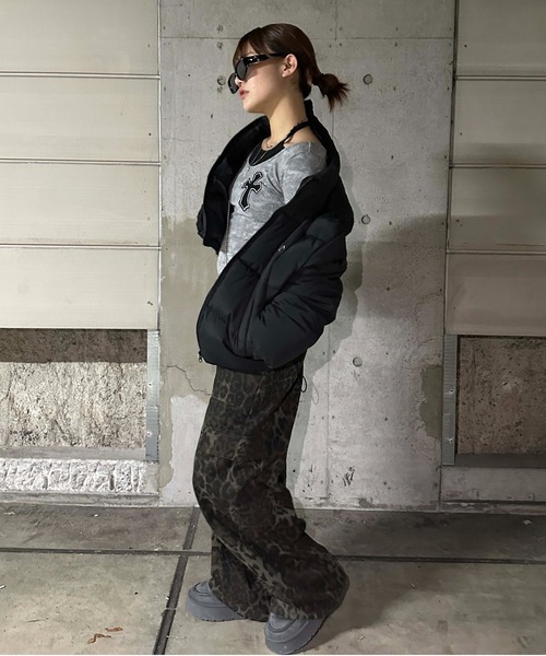 グロッシー中綿ブルゾン（ブルゾン）｜sedacle girl