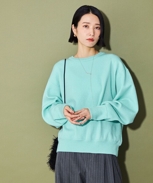 ＜CITEN＞スウエットライクプルオーバーニット（ニット/セーター）｜CITEN（シテン）