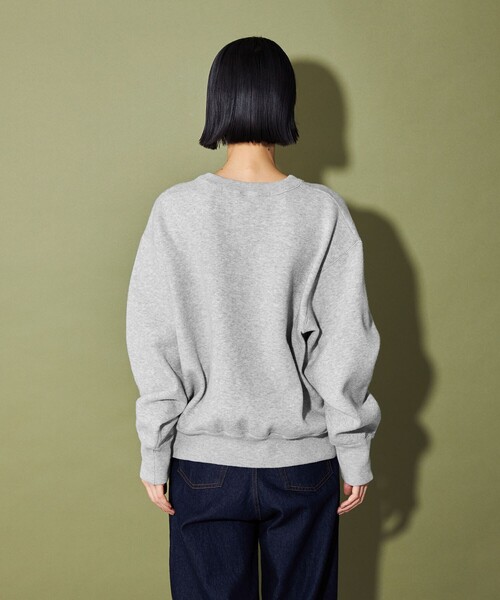 CITEN（シテン）の「＜CITEN＞スウエットライクプルオーバーニット（ニット/セーター・レディース・ダークグレー/ライトグレー・FREE）」の12枚目の写真