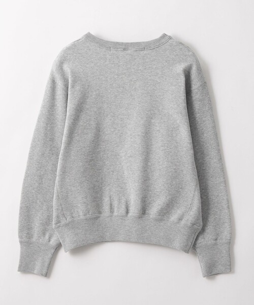 CITEN（シテン）の「＜CITEN＞スウエットライクプルオーバーニット（ニット/セーター・レディース・ダークグレー/ライトグレー・FREE）」の14枚目の写真