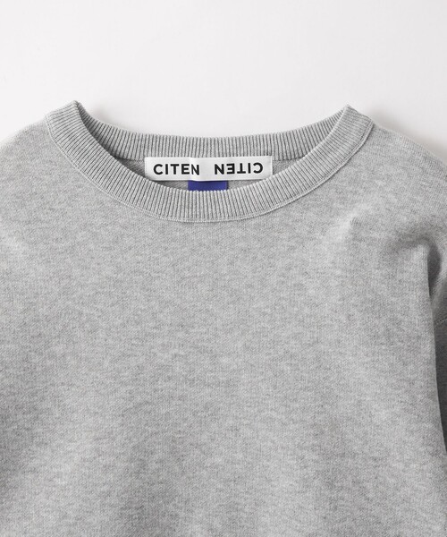 CITEN（シテン）の「＜CITEN＞スウエットライクプルオーバーニット（ニット/セーター・レディース・ダークグレー/ライトグレー・FREE）」の15枚目の写真